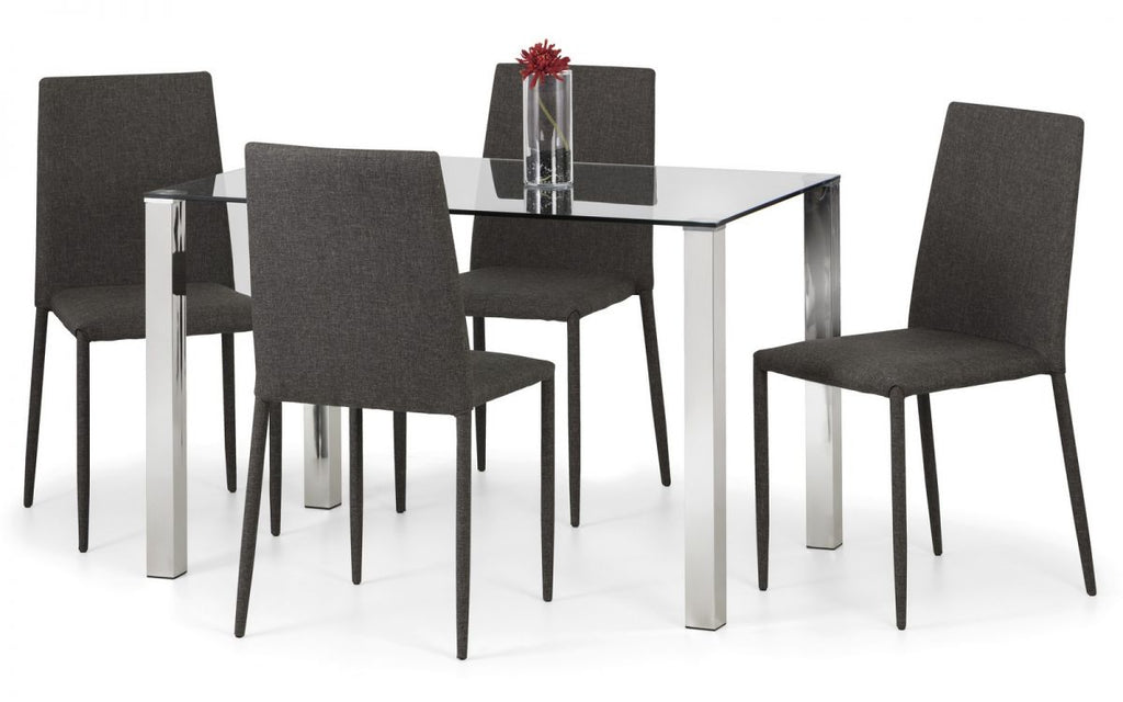 Enzo & Jazz Grey Dining Set