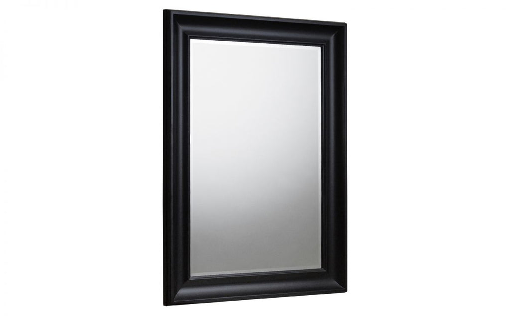 Forte Black Wall Mirror