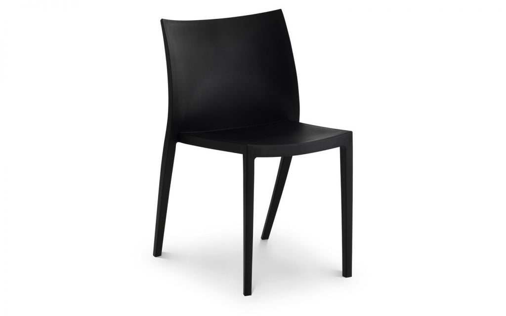 Fresco Indoor/Outdoor Stacking Chair - Black