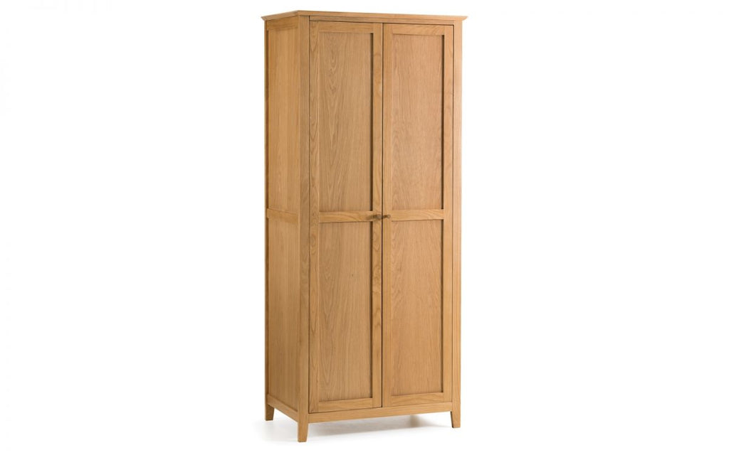Salerno Oak 2 Door Wardrobe