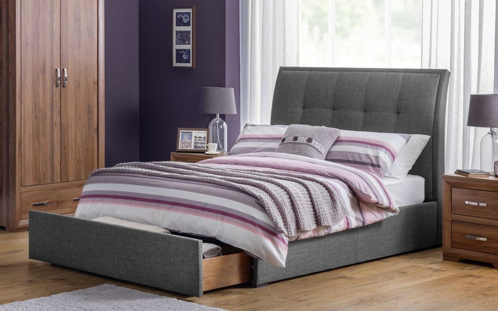 Santorini Fabric Drawer Bed