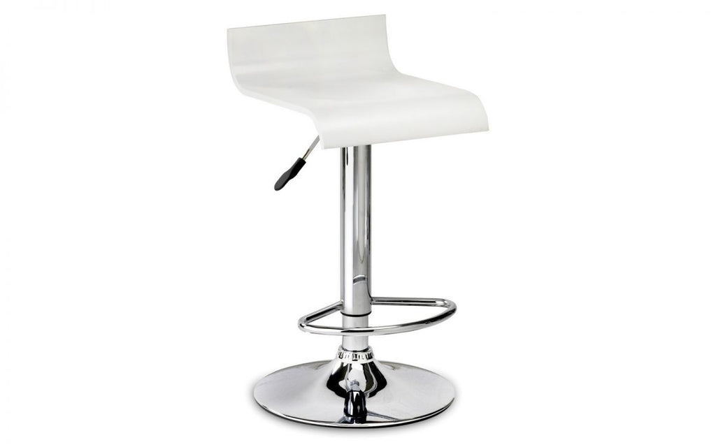 Stratos Stool - White Lacquer