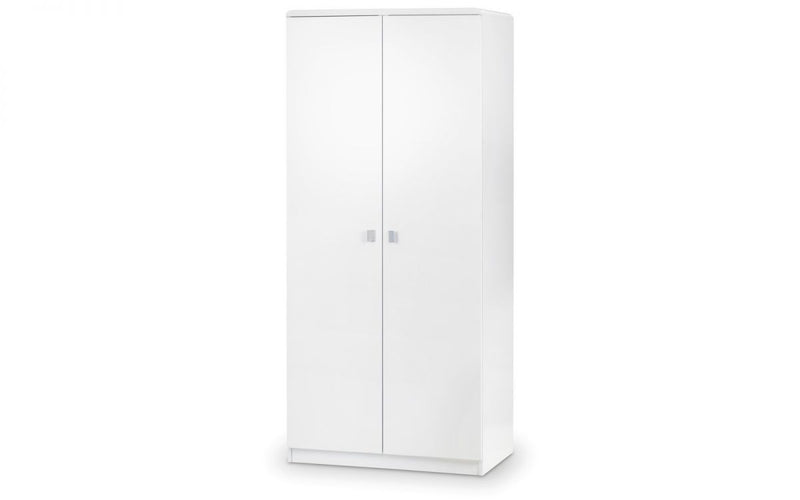 Domino 2 Door Wardrobe Modern Furnitures.co.uk