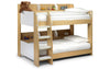 Domino Bunk Bed - Maple & White