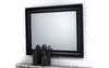 Forte Black Wall Mirror