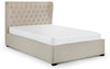 Geneva Winged Headboard Bed