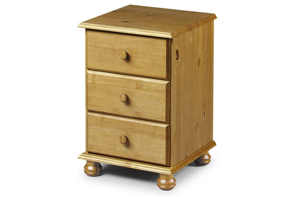 Pickwick 3 Drawer Bedside